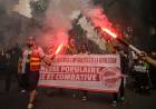 FRANCIA: MILES DE PERSONAS SE MANIFESTARON EN CONTRA LA EXTREMA DERECHA