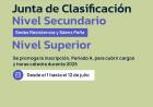 NIVELES SECUNDARIO Y SUPERIOR: EDUCACIÓN INFORMA QUE SE EXTIENDE EL PERIODO DE INSCRIPCIÓN PARA CUBRIR CARGOS EN 2025