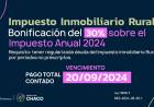 ATP INFORMA VENCIMIENTO DEL IMPUESTO INMOBILIARIO RURAL
