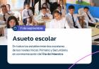 POR EL DÍA DEL MAESTRO, ESTE MIÉRCOLES NO HABRÁ CLASES EN LAS ESCUELAS CHAQUEÑAS