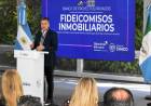 EL GOBERNADOR ZDERO LANZÓ EL BANCO DE PROYECTOS PRIVADOS DE  FIDEICOMISOS INMOBILIARIOS  
