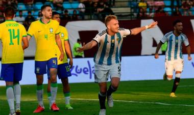 PREOLÍMPICO SUB 23: ARGENTINA DERROTÓ A BRASIL E IRÁ A PARÍS 2024