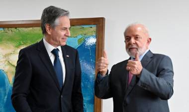 LULA RECIBIÓ A BLINKEN EN MEDIO DE LAS DIFERENCIAS SOBRE LA GUERRA EN GAZA