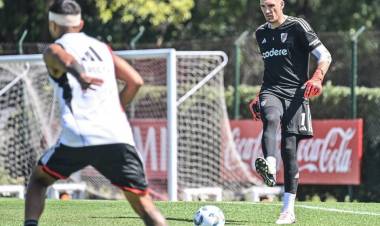 RIVER SIGUE PROBANDO A BORJA PARA VER SI LLEGA 
