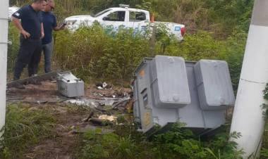 IMPIDIERON EL ROBO DE UN TRANSFORMADOR