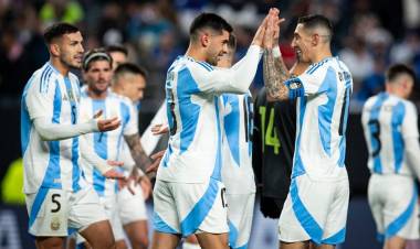 A LA SELECCIÓN ARGENTINA LE ALCANZÓ CON POCO PARA VENCER A EL SALVADOR 