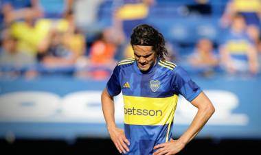 BOCA JUNIORS: CAVANI LLEGA PARA JUGAR EL DOMINGO ANTE RIVER