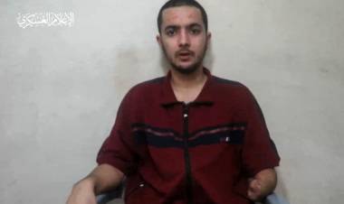 HAMAS PUBLICÓ EL VIDEO DE UN REHÉN ISRAELÍ SECUESTRADO EN GAZA CON CRÍTICAS A NETANYAHU