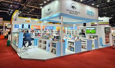 STAND DE SOCIEDAD BÍBLICA ARGENTINA EN LA FERIA INTERNACIONAL DEL LIBRO