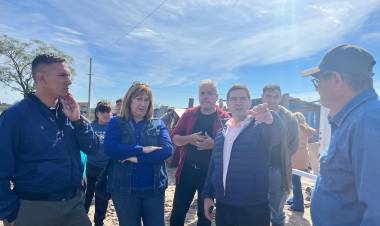 EL GOBIERNO PROVINCIAL JUNTO AL MUNICIPIO REALIZÓ MEJORAS INTEGRALES EN EL BARRIO LA RUBITA, TRAS LAS ÚLTIMAS LLUVIAS