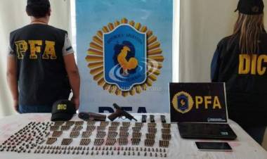 CASO LOAN: HALLARON UN ARMA, PROYECTILES, CELULARES Y DINERO EN LOS ALLANAMIENTOS