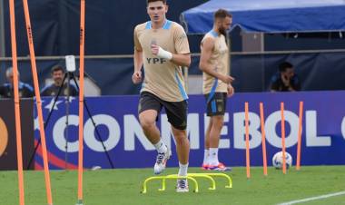 ARGENTINA REALIZÓ OTRA PRÁCTICA ANTES DE LOS CUARTOS DE COPA AMÉRICA