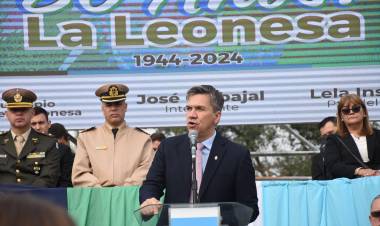 LA LEONESA: EL GOBERNADOR ZDERO ACOMPAÑÓ EL 80º ANIVERSARIO DE LA LOCALIDAD Y HABILITÓ EL CENTRO DE ESTIMULACIÓN TEMPRANA “DESPERTARES”