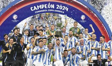 COPA AMÉRICA: ARGENTINA DERROTÓ A COLOMBIA Y FESTEJÓ EL TÍTULO EN MIAMI