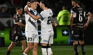 LIGA PROFESIONAL: VÉLEZ PISÓ FUERTE EN VICENTE LÓPEZ