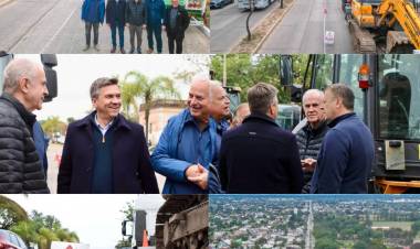 RESISTENCIA: EL GOBERNADOR ZDERO LOGRÓ LA OBRA DE LA AV. 9 DE JULIO