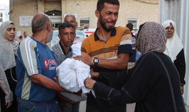 BOMBARDEARON UNA ESCUELA EN GAZA