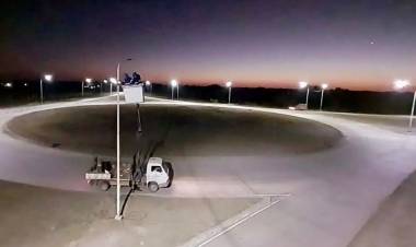SECHEEP REPUSO LA RED DE ALUMBRADO PÚBLICO EN EL ACCESO OESTE DE GENERAL SAN MARTÍN
