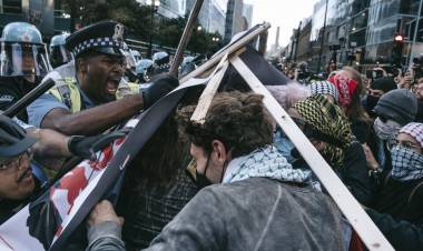 ESTADOS UNIDOS: VOCES PROPALESTINAS SE HACEN OÍR EN LA CONVENCIÓN DEMÓCRATA