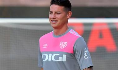 JAMES RODRÍGUEZ JUGARÁ CON LA BANDA ROJA DEL RAYO VALLECANO