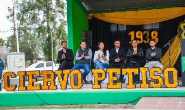 EL GOBIERNO PROVINCIAL ACOMPAÑÓ EL ANIVERSARIO 86 DE CIERVO PETISO