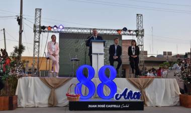 88° ANIVERSARIO DE J.J. CASTELLI: EL PODER LEGISLATIVO ESTUVO PRESENTE EN LA CELEBRACIÓN
