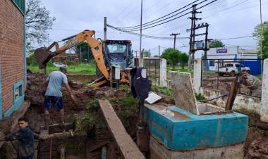 LAGUNA LIMPIA: CON TRABAJOS EN EL CENTRO DE DISTRIBUCIÓN CONTINÚA LA INTERVENCIÓN DEL ACUEDUCTO DE LAS 7 LOCALIDADES