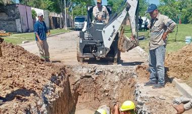 LAS PALMAS: SAMEEP REPARÓ CAÑERÍA Y RESTABLECIÓ EL SERVICIO DE AGUA POTABLE