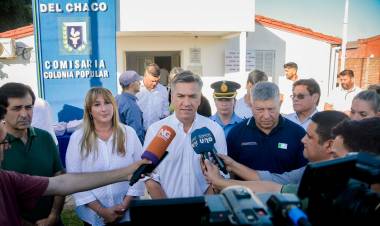 ANIVERSARIO 137° DE COLONIA POPULAR: EL GOBERNADOR ZDERO INAUGURÓ UN NUEVO CENTRO DE MONITOREO