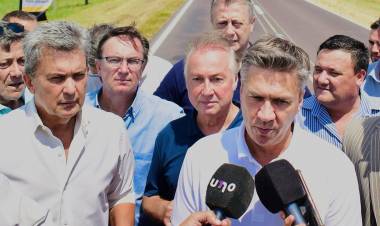 EL GOBERNADOR ZDERO INAUGURÓ LA REPAVIMENTACIÓN DE LA RUTA PROVINCIAL Nº 6, TRAMO SAN BERNARDO- VILLA BERTHET