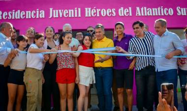 LAGUNA LIMPIA: EL GOBERNADOR ZDERO INAUGURÓ LAS OBRAS DE AMPLIACIÓN Y REFACCIÓN DEL CEA “HÉROES DEL ATLÁNTICO SUR”