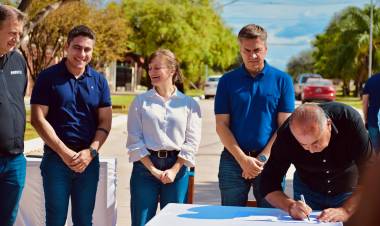 OBRAS QUE TRANSFORMAN: MÁS CUADRAS DE PAVIMENTO URBANO PARA LAS BREÑAS