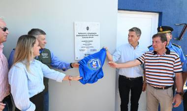 EL GOBERNADOR ZDERO INAUGURÓ LAS REFACCIONES Y AMPLIACIÓN DEL DESTACAMENTO RURAL COLONIA ALCALÁ