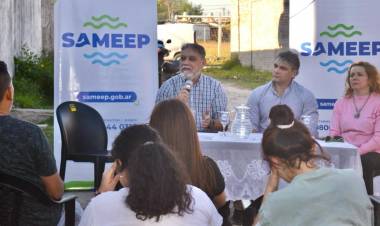 RESISTENCIA: SAMEEP ANUNCIÓ LA EXTENSIÓN DE RED DE AGUA POTABLE EN EL BARRIO SAN ANTONIO, BENEFICIANDO A 175 FAMILIAS