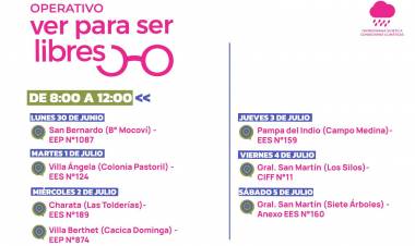 ”VER PARA SER LIBRES”: NUEVO OPERATIVO DESTINADO A NIÑOS DE COMUNIDADES ORIGINARIAS