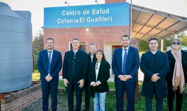 PLAN INTEGRAL SANITARIO: EL GOBERNADOR ZDERO HABILITÓ LAS REFACCIONES DE CENTROS DE SALUD EN LAS GARCITAS