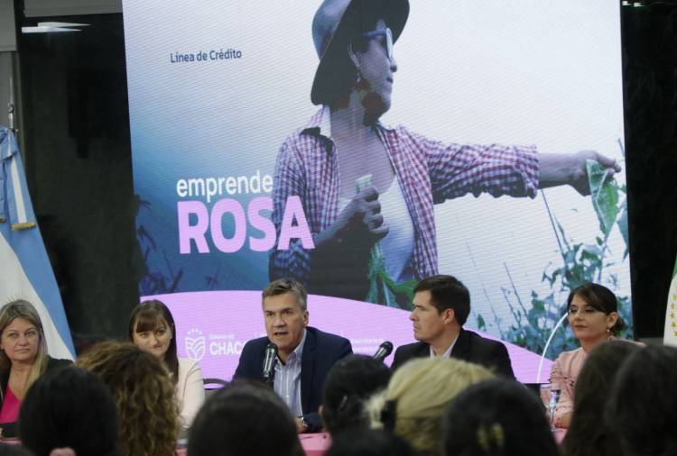 EL GOBERNADOR LANZÓ “EMPRENDE ROSA”, UNA HERRAMIENTA FINANCIERA DESTINADA A EMPRENDEDORAS 