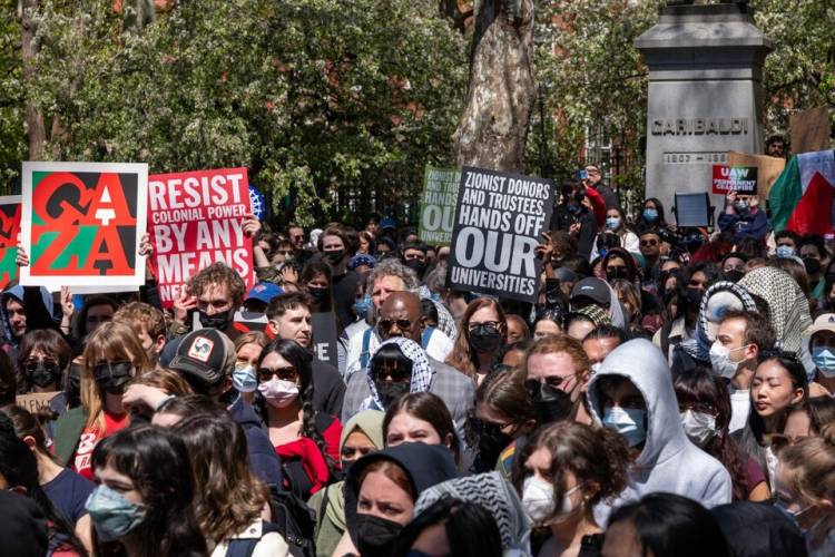 ESTADOS UNIDOS: SE PROFUNDIZAN LAS PROTESTAS ESTUDIANTILES EN FAVOR DE PALESTINA