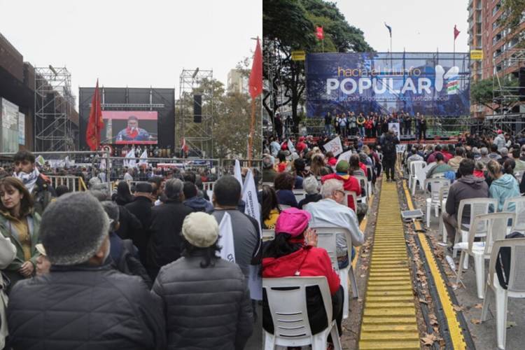 MASIVAS MOVILIZACIONES EN AMÉRICA LATINA PARA EXIGIR MEJORAS EN EL DÍA DEL TRABAJADOR