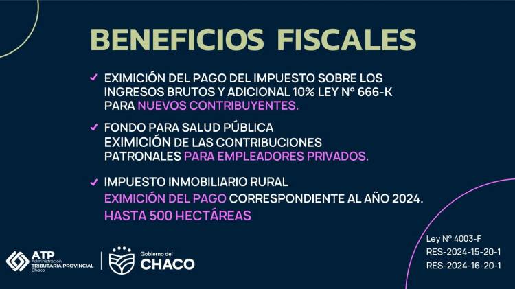 LA ADMINISTRACIÓN TRIBUTARIA PROVINCIAL INFORMA NUEVOS BENEFICIOS PARA CONTRIBUYENTES