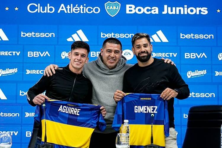 BOCA JUNIORS PRESENTÓ DOS NUEVOS REFUERZOS Y VA POR MÁS