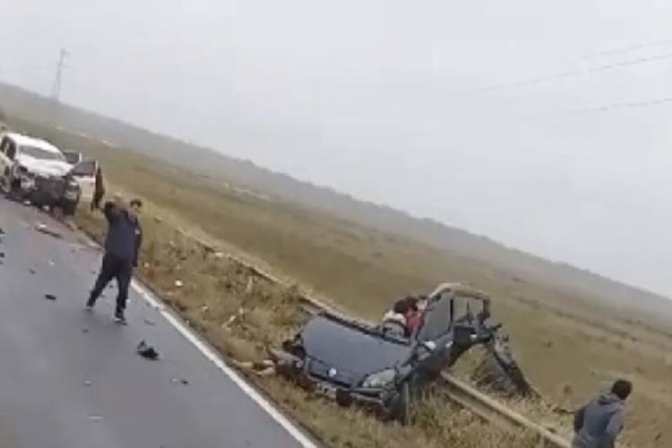 CHOQUE FRONTAL EN CORRIENTES