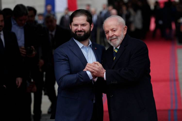 BORIC Y LULA SE REUNIERON EN CHILE EN UNA VISITA MARCADA POR LA CRISIS EN VENEZUELA