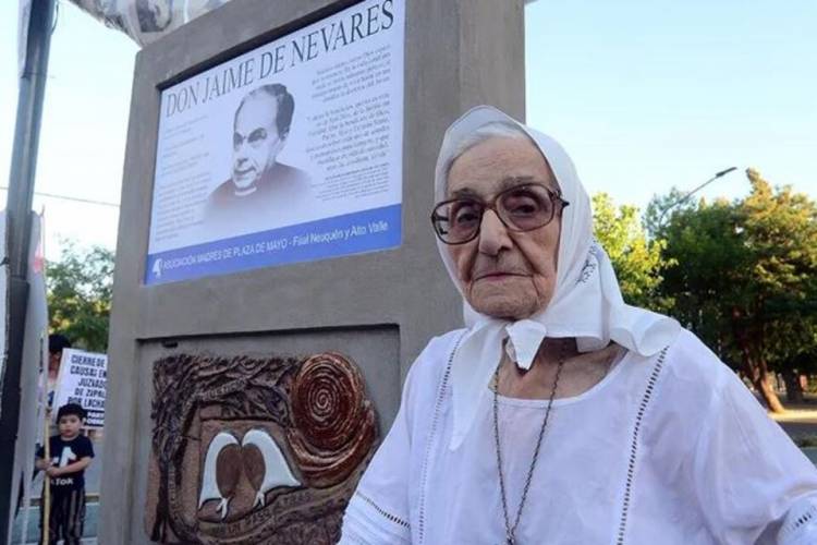 MURIÓ INÉS RAGNI, MADRE DE PLAZA DE MAYO DE NEUQUÉN