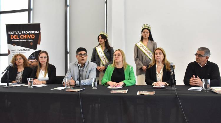 PAMPA DEL INFIERNO: PROVINCIA Y MUNICIPIO LANZARON LA FIESTA PROVINCIAL DEL CHIVO