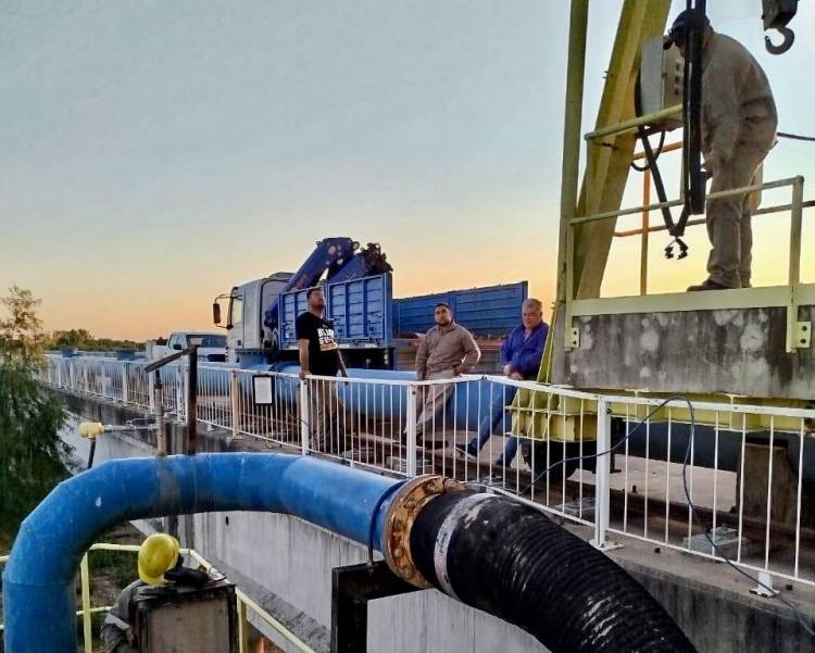 SAMEEP PUSO NUEVAMENTE EN FUNCIONAMIENTO LAS BOMBAS DE TOMA EN PUERTO LAVALLE