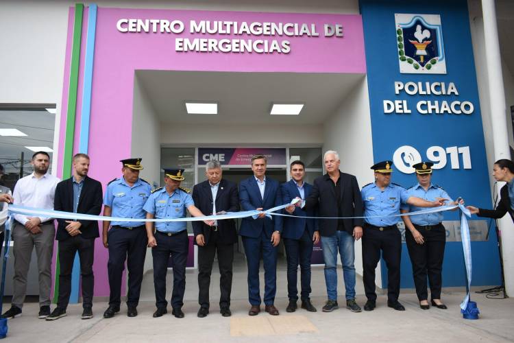 RESISTENCIA: EL GOBERNADOR ZDERO PUSO EN MARCHA EL CENTRO MULTIAGENCIAL DE EMERGENCIA 