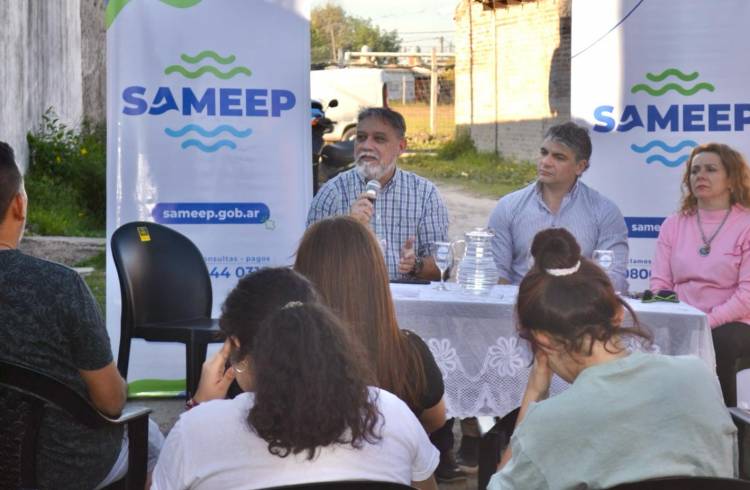 RESISTENCIA: SAMEEP ANUNCIÓ LA EXTENSIÓN DE RED DE AGUA POTABLE EN EL BARRIO SAN ANTONIO, BENEFICIANDO A 175 FAMILIAS