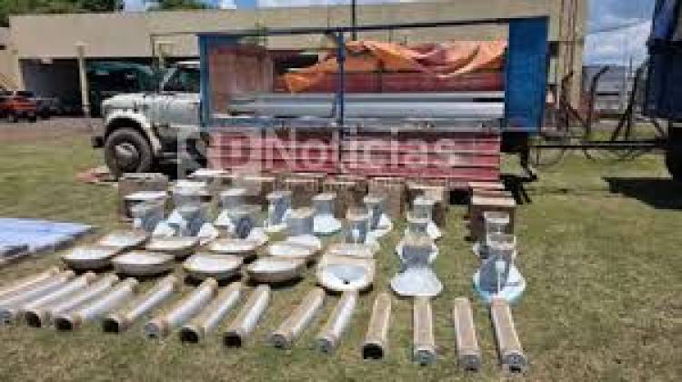 LLEVABA MATERIALES DE CONSTRUCCIÓN DE CONTRABANDO POR MÁS DE $96 MILLONES
